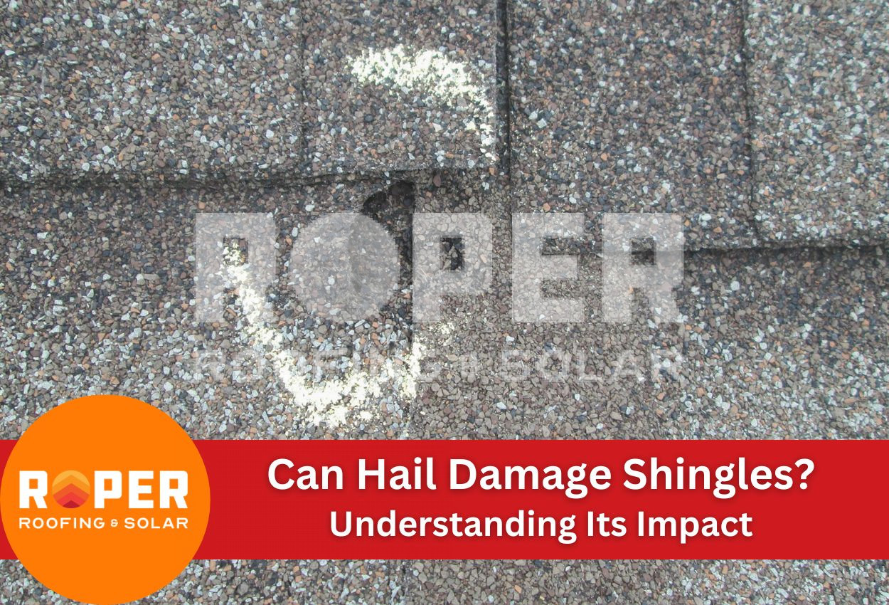 Can Hail Damage Shingles